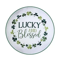 Lucky Blessed Clover Pillow 18" x 18"