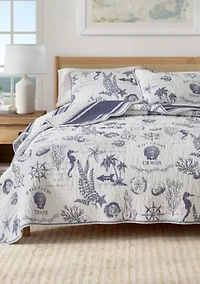 Seacost Memories Coastal Quilt Set