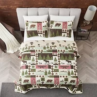 Wildlife Lodge Patchwork Quilt Set