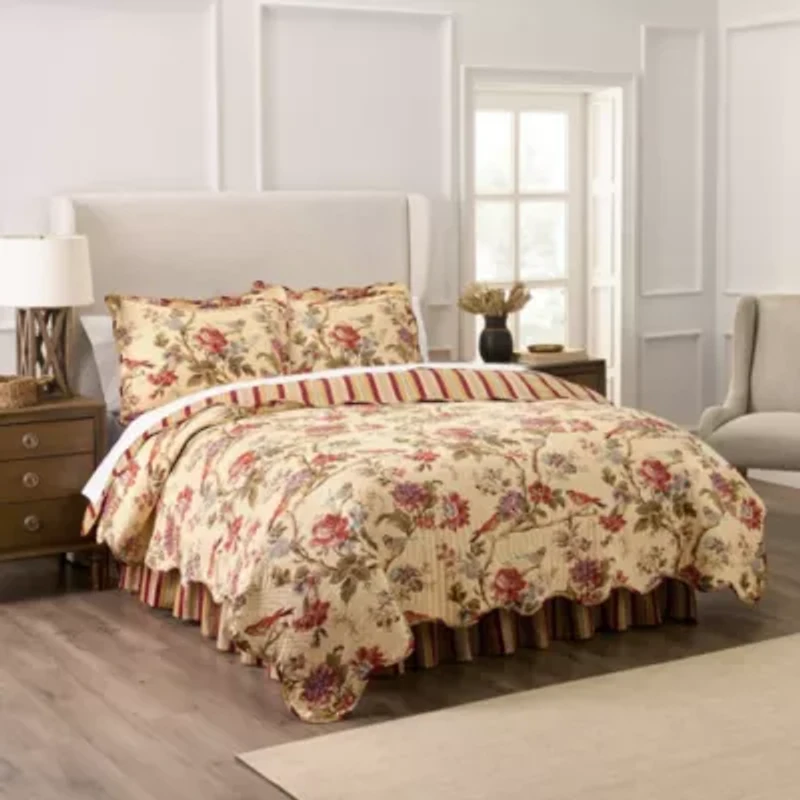 Charleston Chirp 100% Cotton Quilt Set