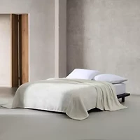Core Plush Solid Blue Twin Blanket-1 Piece