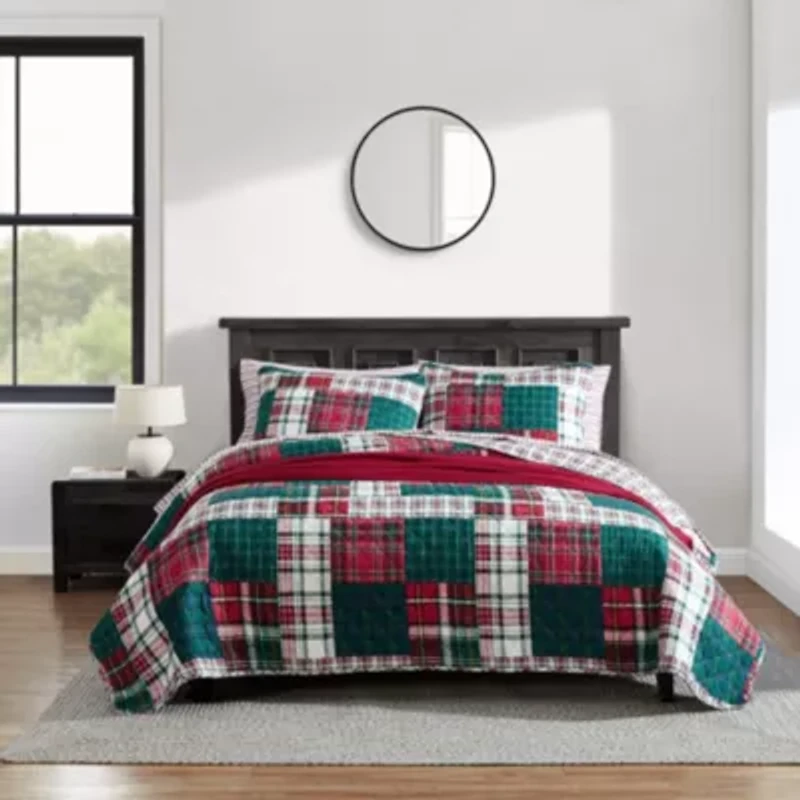 Emmet Patchwork Quilt-Sham Set