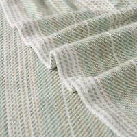 Sandy Shore Stripe 100% Cotton Blanket
