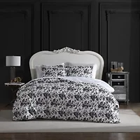 Betsey's Toile Microfiber Duvet Cover Set