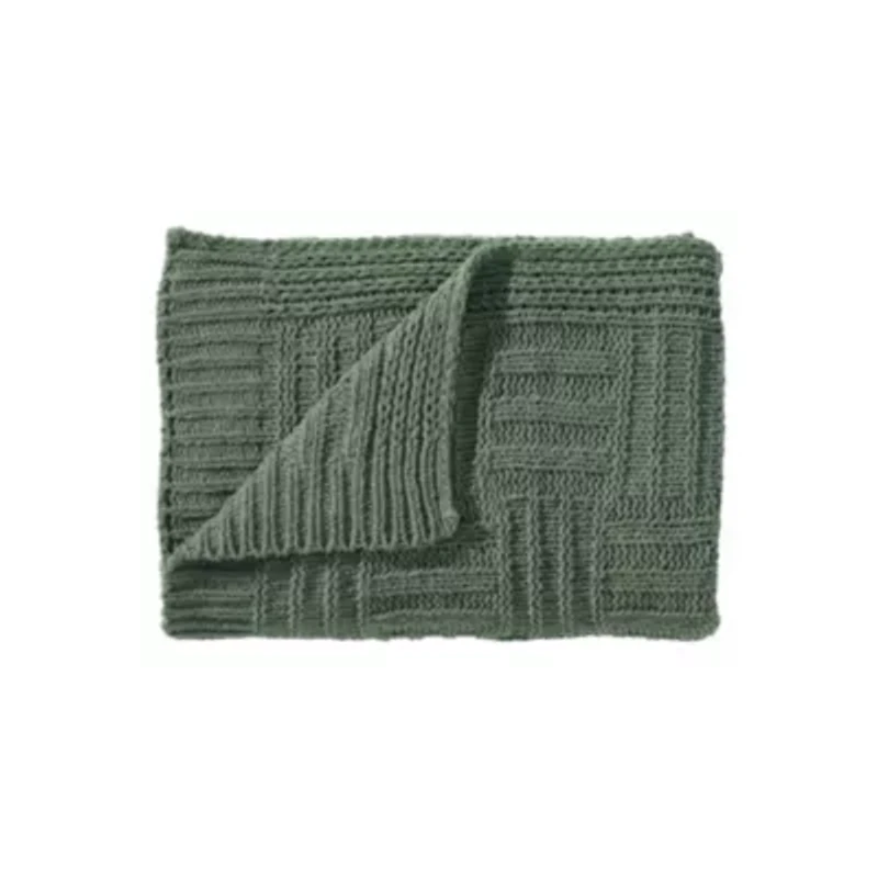 Chain Basket Microfiber Throw Blanket