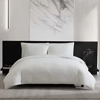Bark Texture Cotton Duvet Cover Set