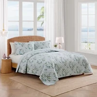 Floral Enchantment Texture Cotton Quilt Set