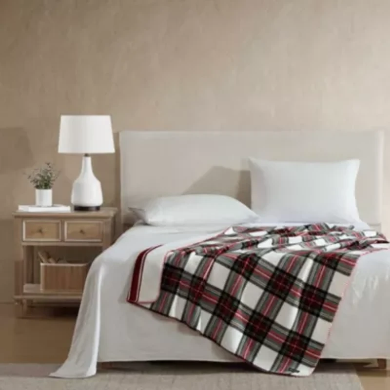 Hillcrest Plaid Microfiber Throw