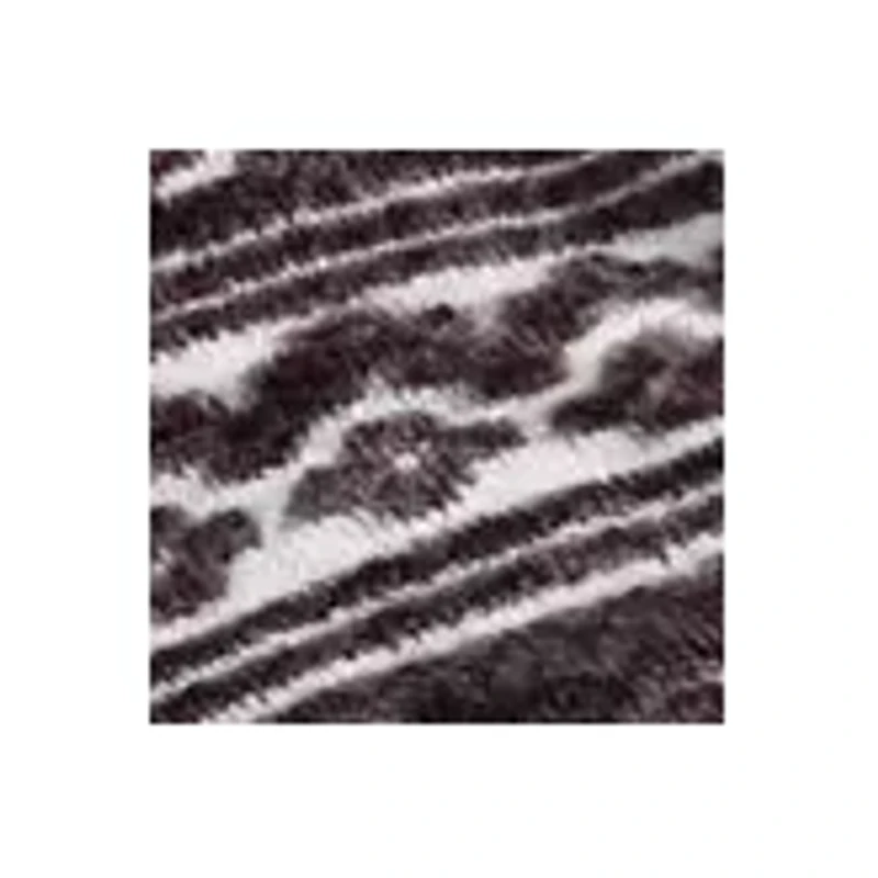 Classic Fair Isle Black Throw Blanket