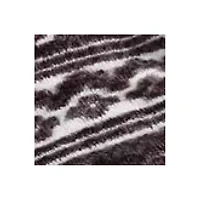 Classic Fair Isle Black Throw Blanket