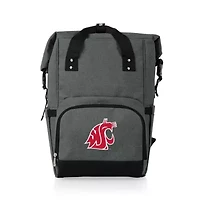 NCAA Washington State Cougars On The Go Roll Top Cooler Backpack