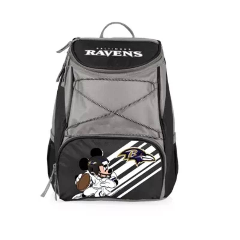 Disney NFL Cobrand Mickey Mouse & Baltimore Ravens PTX Insulated Soft Cooler Backpack