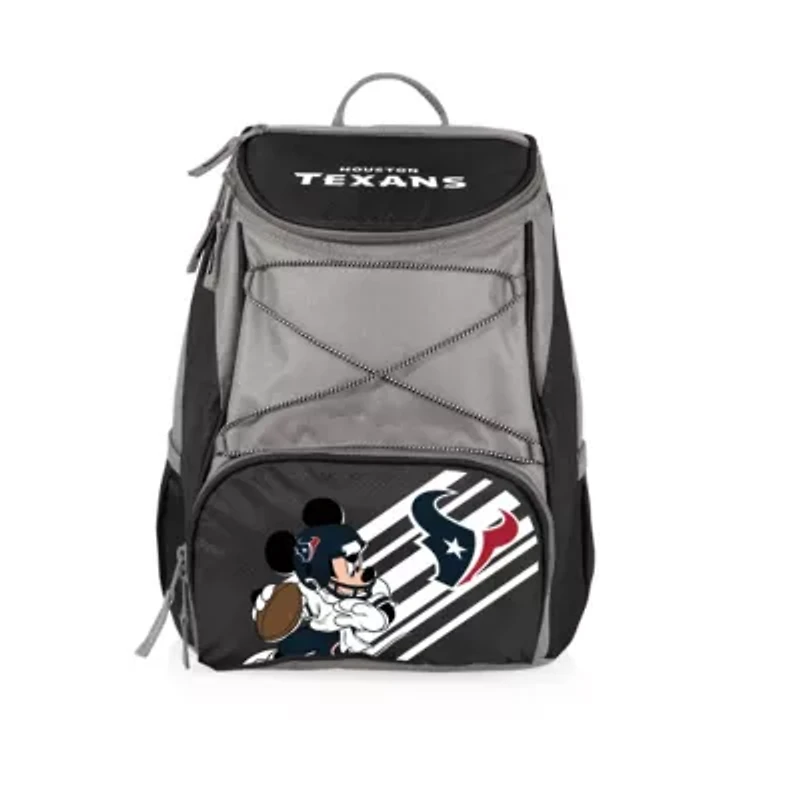 Disney NFL Cobrand Mickey Mouse & Houston Texans PTX Insulated Soft Cooler Backpack