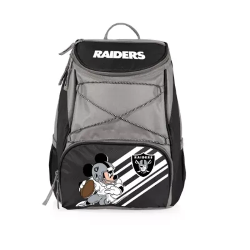 Disney NFL Cobrand Mickey Mouse & Las Vegas Raiders PTX Insulated Soft Cooler Backpack