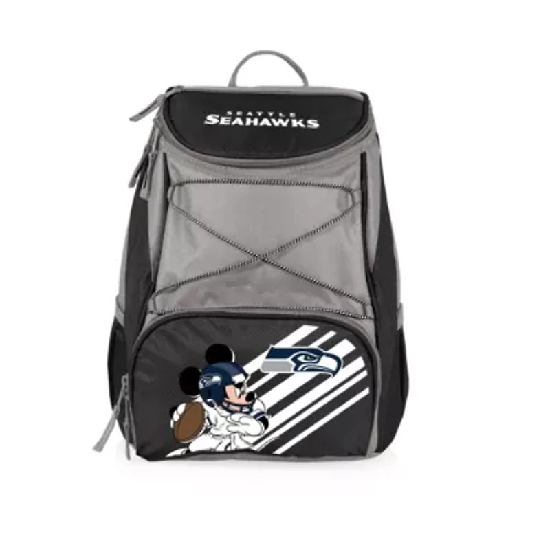 Disney NFL Cobrand Mickey Mouse & Seattle Seahawks PTX Insulated Soft Cooler Backpack