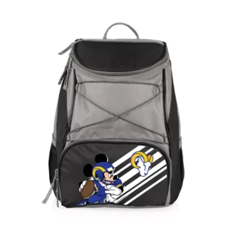 Disney NFL Cobrand Mickey Mouse & Los Angeles Rams PTX Insulated Soft Cooler Backpack