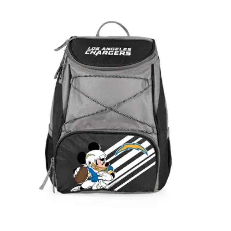 Disney NFL Cobrand Mickey Mouse & Los Angeles Chargers PTX Insulated Soft Cooler Backpack