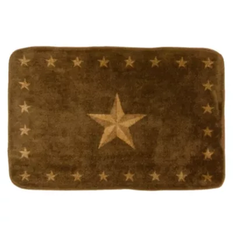Luxury Star Dark Chocolate Rug