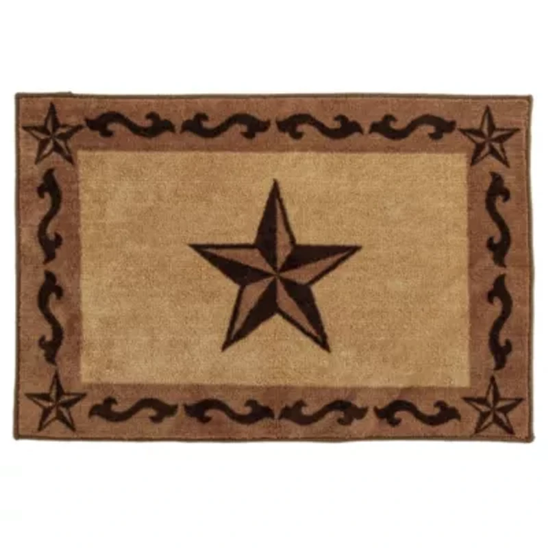 Star Scroll Motif Rug