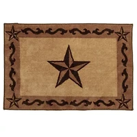 Star Scroll Motif Rug