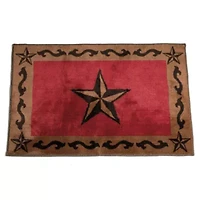 Star Scroll Motif Rug