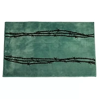 Barbwire Print Rug