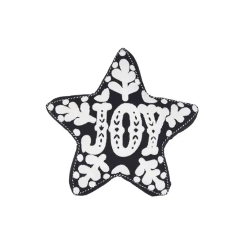 18" x 16" Onyx Joy Shaped Throw Pillow
