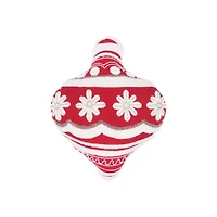 18" x 18" Scarlett Ornament Shaped Throw Pillow
