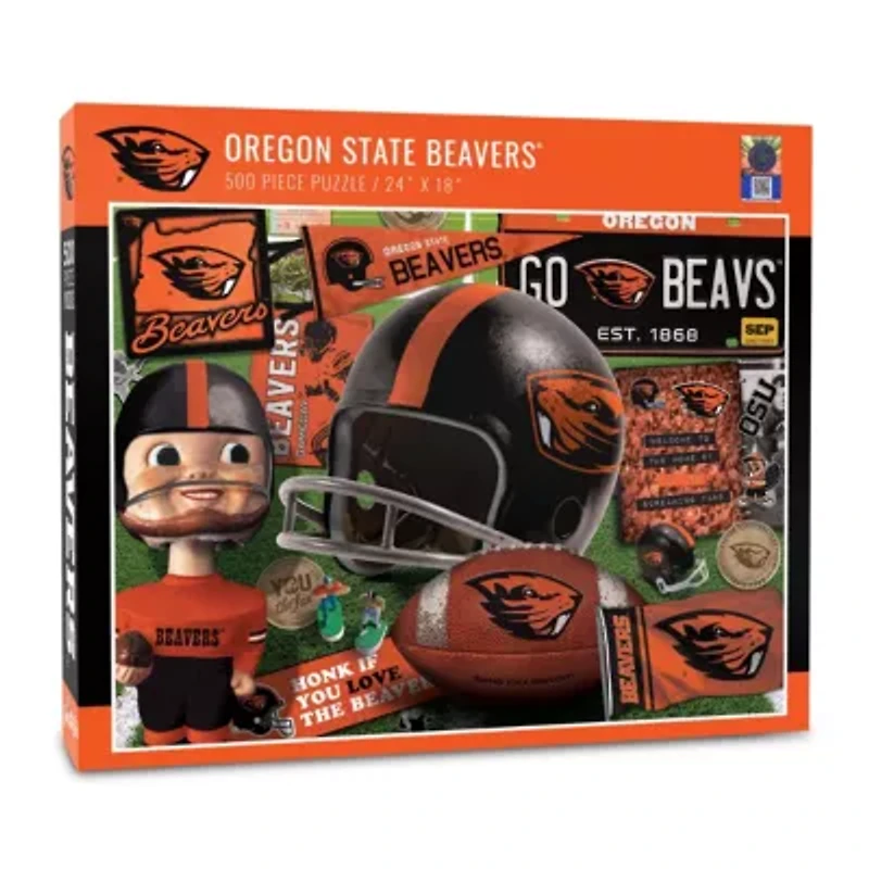 YouTheFan NCAA Oregon State Beavers Retro Series 500pc Puzzle