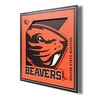YouTheFan NCAA Oregon State Beavers 3D Logo Series Wall Art - 12x12