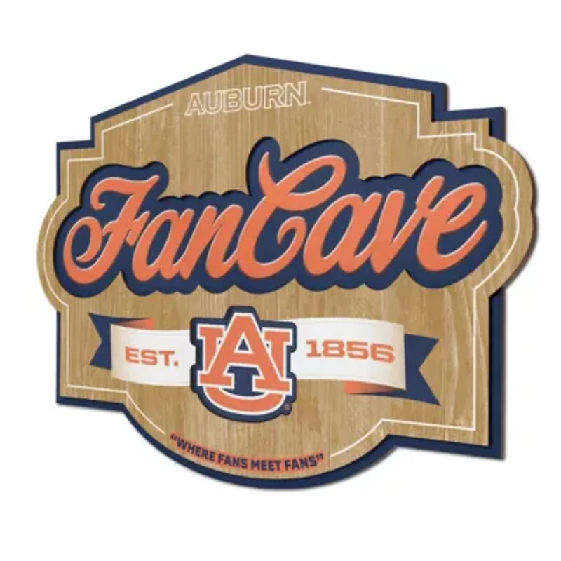 YouTheFan NCAA Auburn Tigers Fan Cave Sign