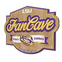 YouTheFan NCAA LSU Tigers Fan Cave Sign