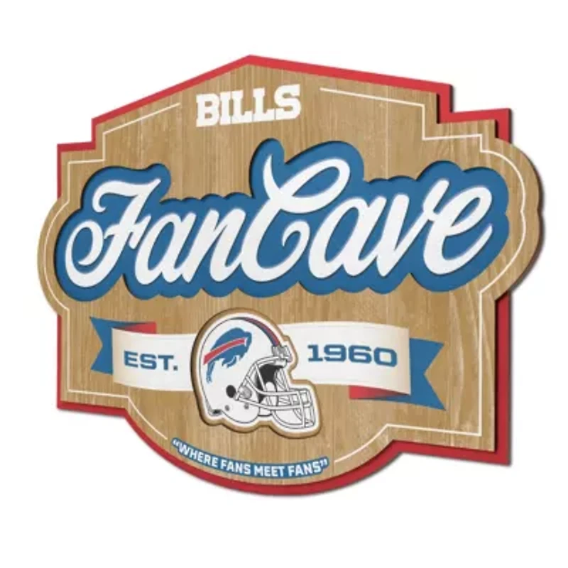 YouTheFan NFL Buffalo Bills Fan Cave Sign
