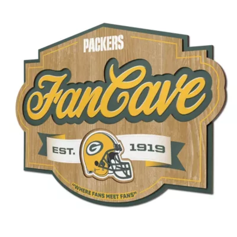 YouTheFan NFL Green Bay Packers Fan Cave Sign