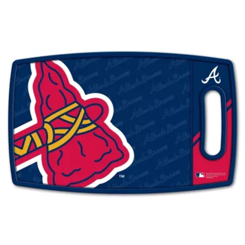 YouTheFan MLB Atlanta Braves Logo Series Cutting Board