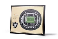 Oakland Raiders YouTheFan NFL Las Vegas Raiders 5-Layer StadiumView 3D Wall Art - Allegiant Stadium