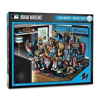YouTheFan MLB Miami Marlins Purebred Fans 500pc Puzzle - "A Real Nailbiter"