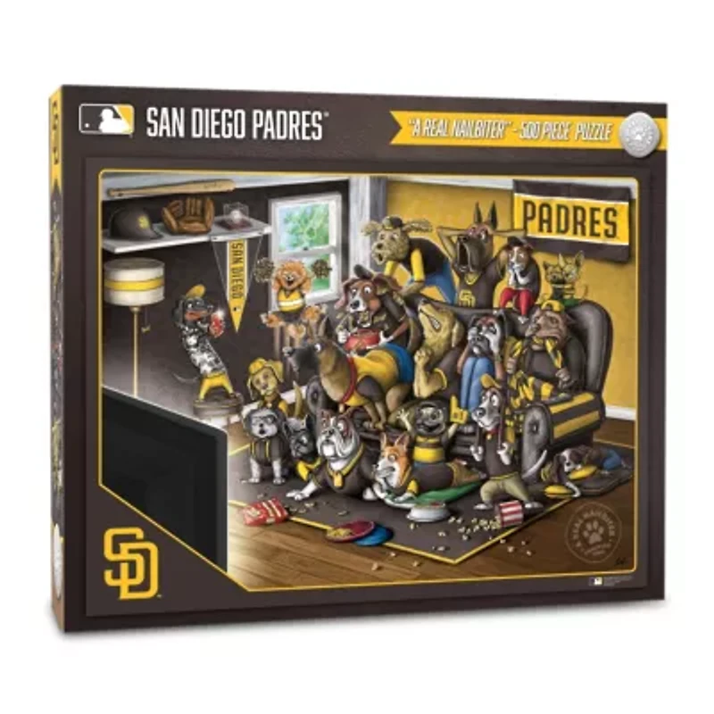 YouTheFan MLB San Diego Padres Purebred Fans 500pc Puzzle - "A Real Nailbiter"