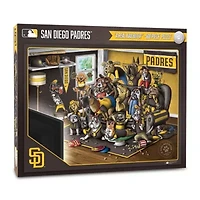 YouTheFan MLB San Diego Padres Purebred Fans 500pc Puzzle - "A Real Nailbiter"
