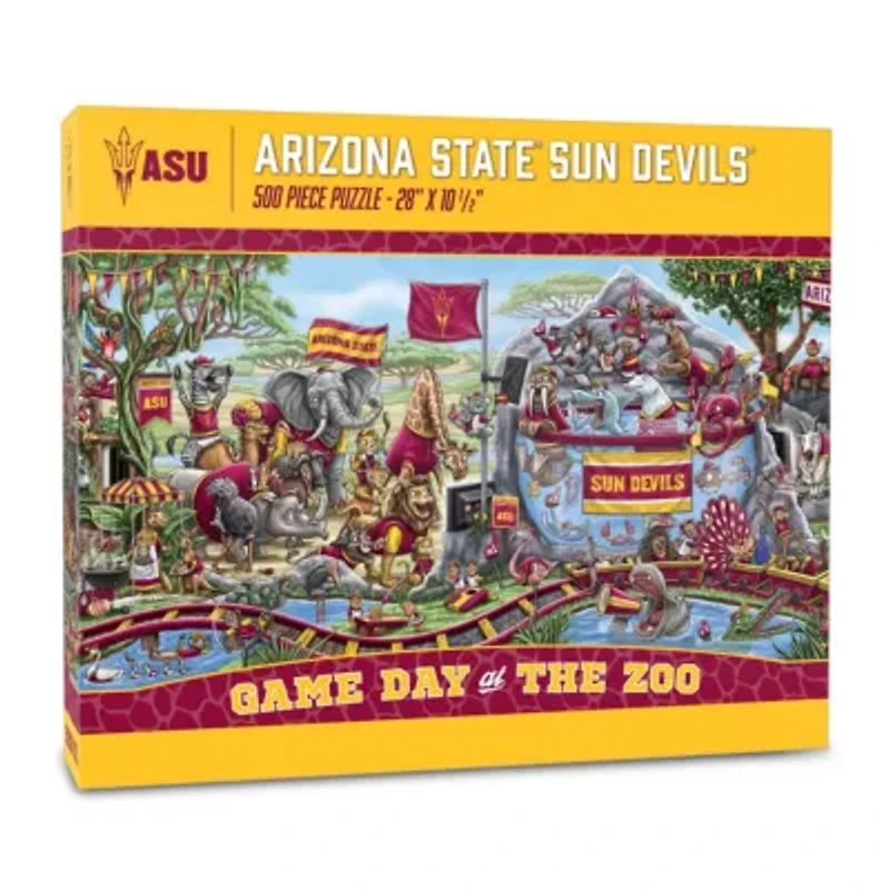 YouTheFan NCAA Arizona State Sun Devils Game Day At The Zoo 500pc Puzzle