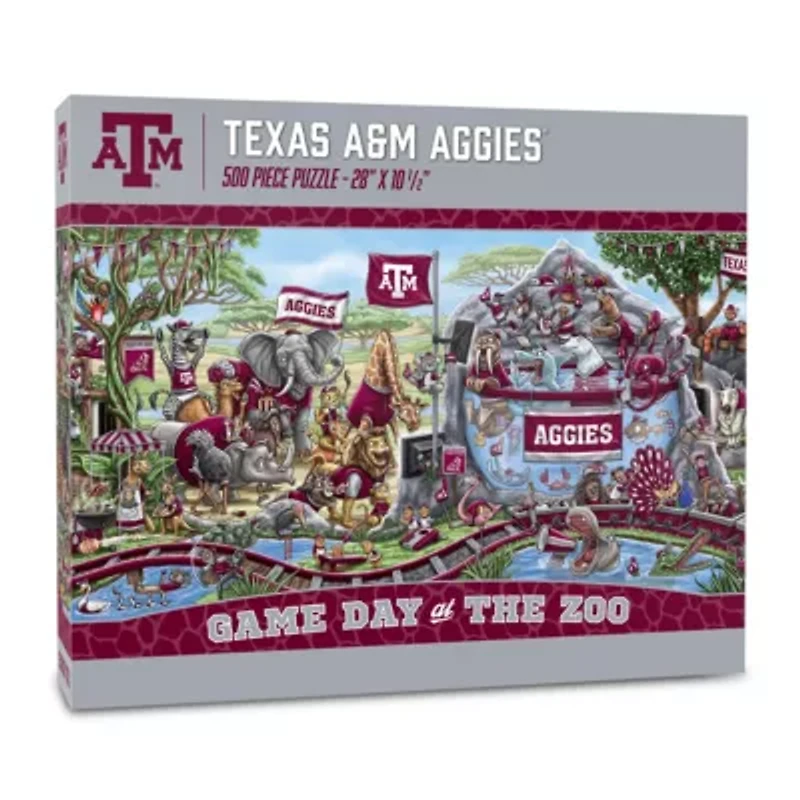 YouTheFan NCAA Texas A&M Aggies Game Day At The Zoo 500pc Puzzle