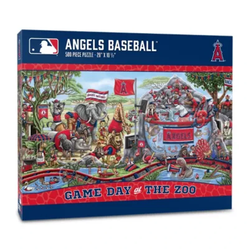 YouTheFan MLB Los Angeles Angels Game Day At The Zoo 500pc Puzzle