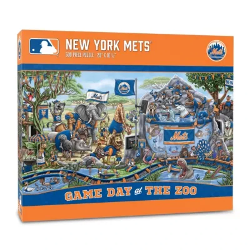 YouTheFan MLB New York Mets Game Day At The Zoo 500pc Puzzle