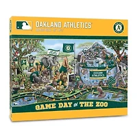 YouTheFan MLB Oakland Athletics Game Day At The Zoo 500pc Puzzle