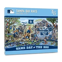 YouTheFan MLB Tampa Bay Rays Game Day At The Zoo 500pc Puzzle