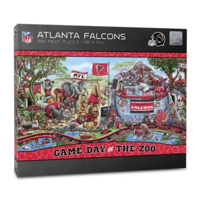 YouTheFan NFL Atlanta Falcons Game Day At The Zoo 500pc Puzzle