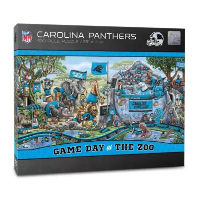 YouTheFan NFL Carolina Panthers Game Day At The Zoo 500pc Puzzle