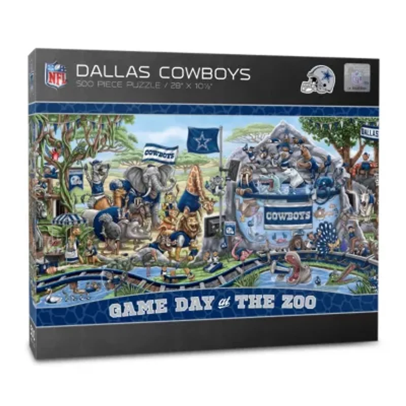 YouTheFan NFL Dallas Cowboys Game Day At The Zoo 500pc Puzzle