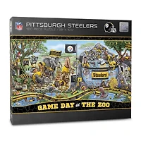 YouTheFan NFL Pittsburgh Steelers Game Day At The Zoo 500pc Puzzle