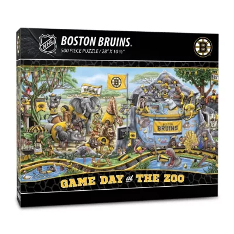 YouTheFan NHL Boston Bruins Game Day At The Zoo 500pc Puzzle